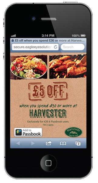 Chain restaurant coupons