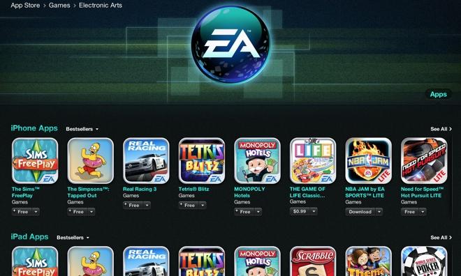 EA making more money through Apple's iOS App Store than its own Origin service