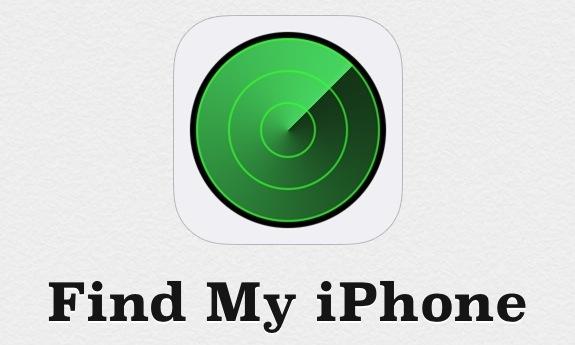 find my iphone icon yellow