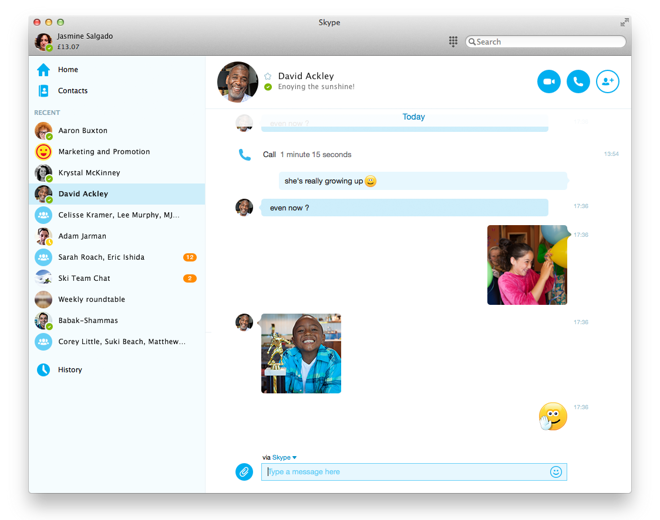 Old and new version of skype for mac download