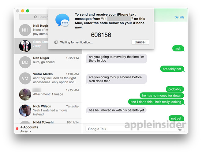 apple messages not delivered mac