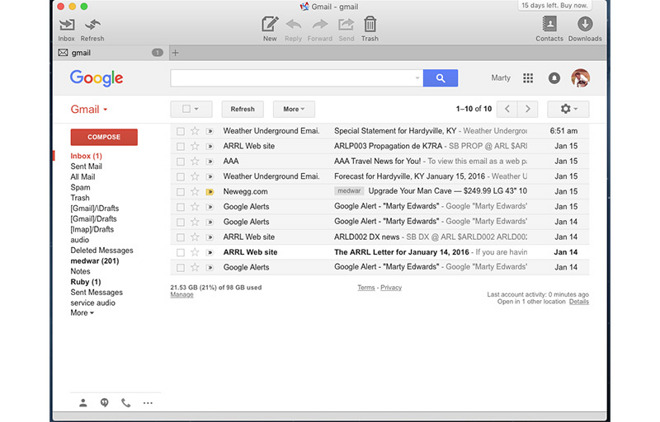 gmail mac mail