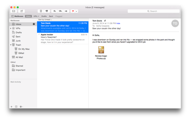 email client for mac and ios