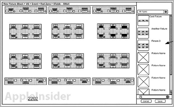 Apple Invents Centralized Apple Store Floor Plan Management System