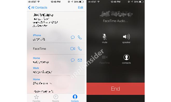 iOS 7 beta: FaceTime Audio brings built-in VoIP, free long distance