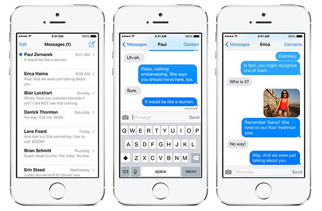 Apple's 'transparent texting' tech lets iPhone users ...