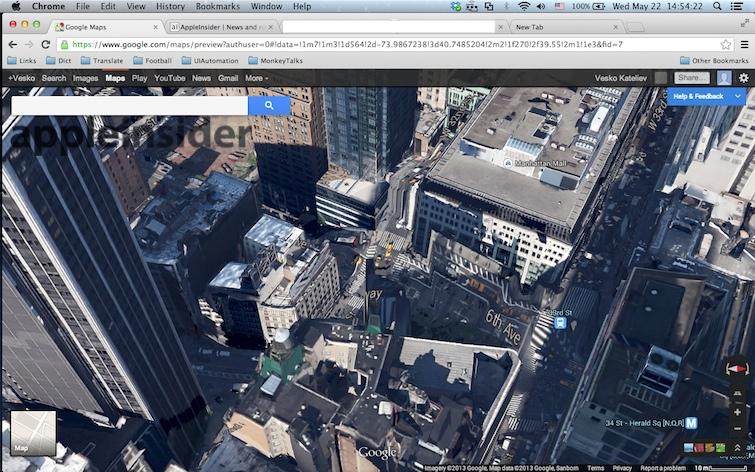 google earth 3d street view