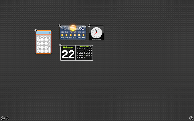 mac dashboard widgets timer