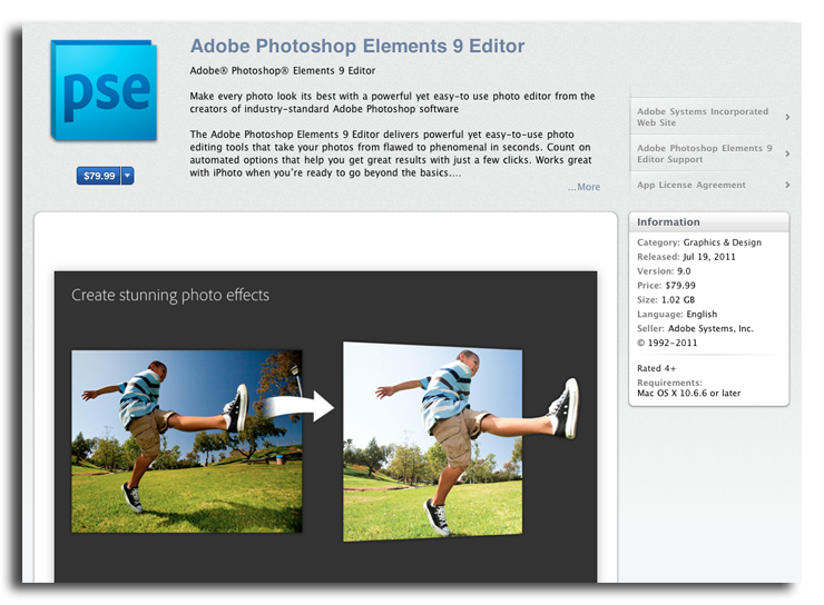 Adobe Photoshop Elements 9 price