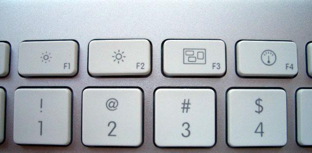 what is the f5 and app for on apple keypad mean