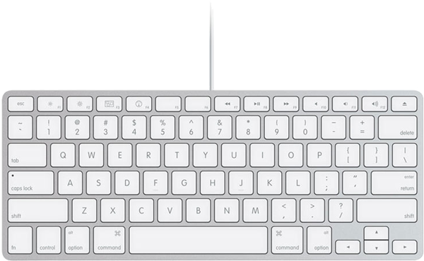 apple wired keyboard without numeric pad