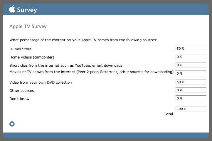 Apple Survey To Help Shape Future Of Apple Tv - 