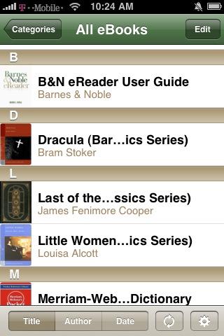 Barnes &amp; Noble eReader
