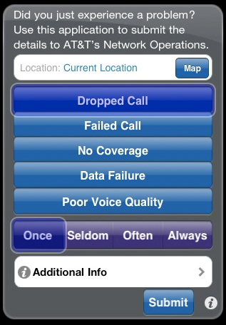 købmand Gør alt med min kraft kompression Mark the Spot' iPhone app aims to find AT&T trouble areas | AppleInsider