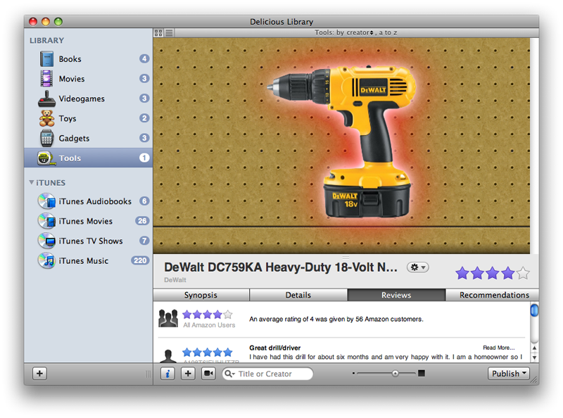 delicious library works with calibre