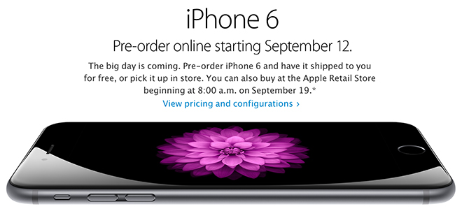 Apple To Offer In Store Iphone 6 Pickups For Online Preorders