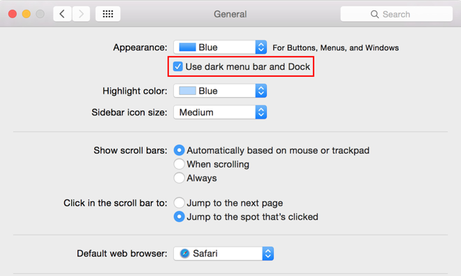 How To Activate Dark Mode In Os X Yosemite