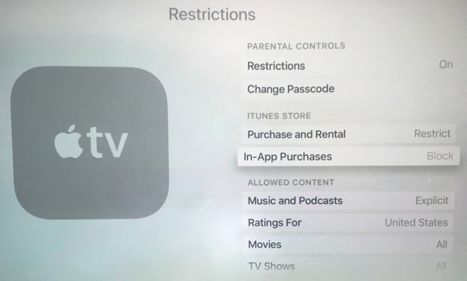 Simplify Apple TV app & content purchases with a 4-digit passcode, or - Apple Tv Won T Turn On After Update