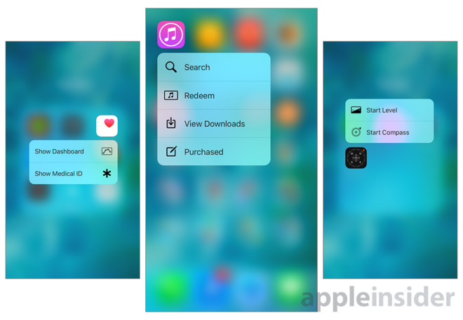 Inside Ios 93 Apples Native Apps Gain New 3d Touch Shortcuts On