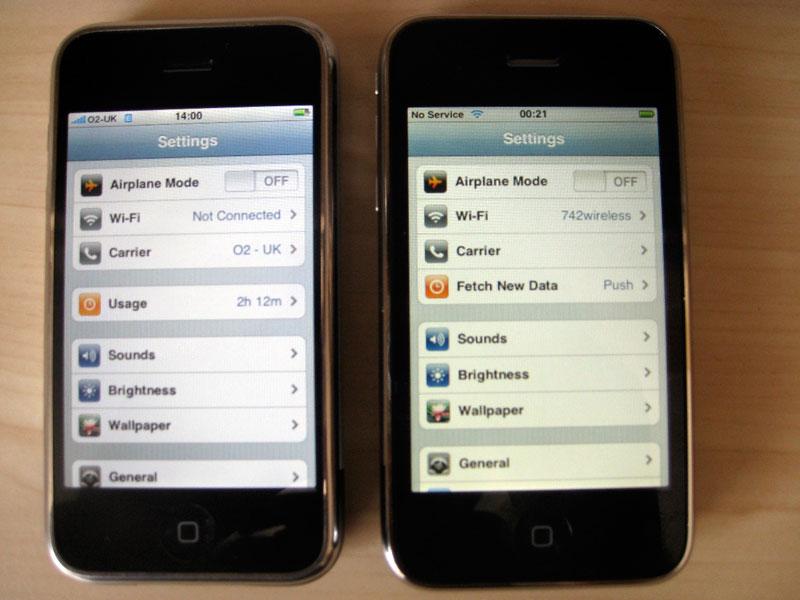 iPhone 3Gの初期導入者は画面の黄ばみに悩まされていた