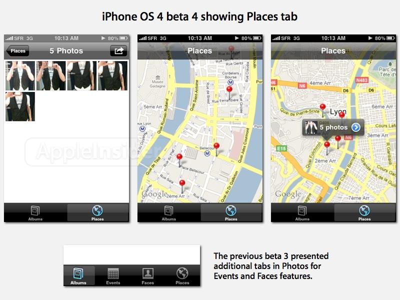 Iphone Os 4 Beta 4 Places Geotagging Feature Now Works