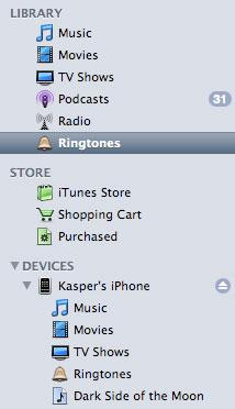 iTunes Ringtones