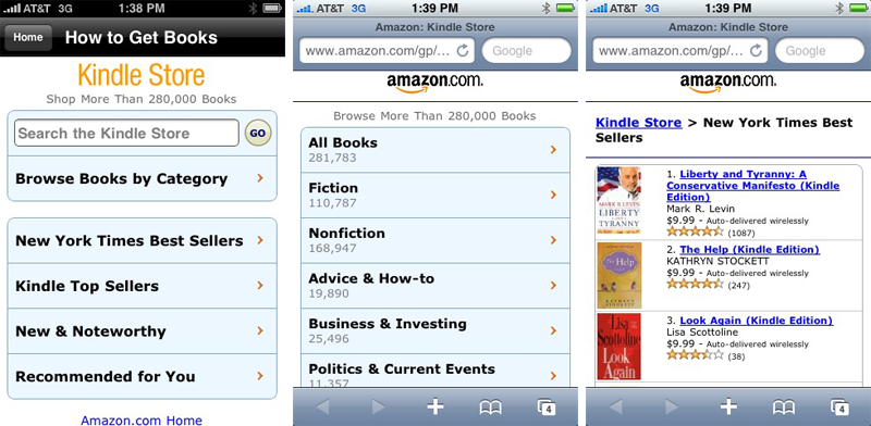 kindle book store app