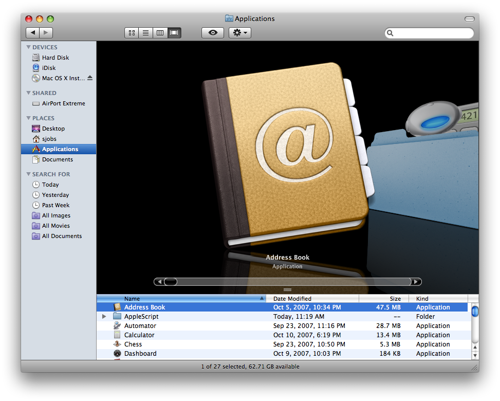 Extensive Mac OS X 10.5 Leopard screenshot gallery | AppleInsider