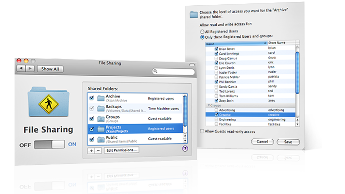 what is the cyrus user in mac mail server 10.4