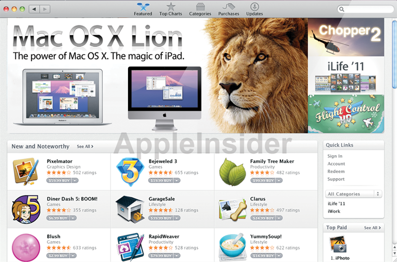 Buy Mac OS X 10.7 Lion mac os