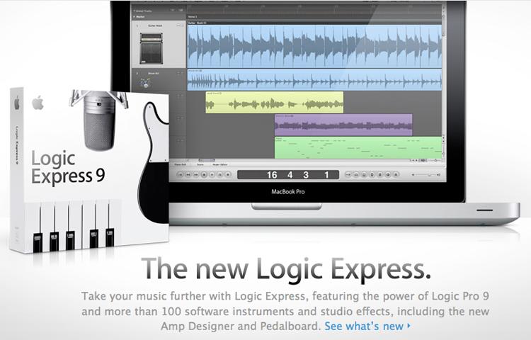 Apple releases Logic Express 9 with new instruments, effects | AppleInsider