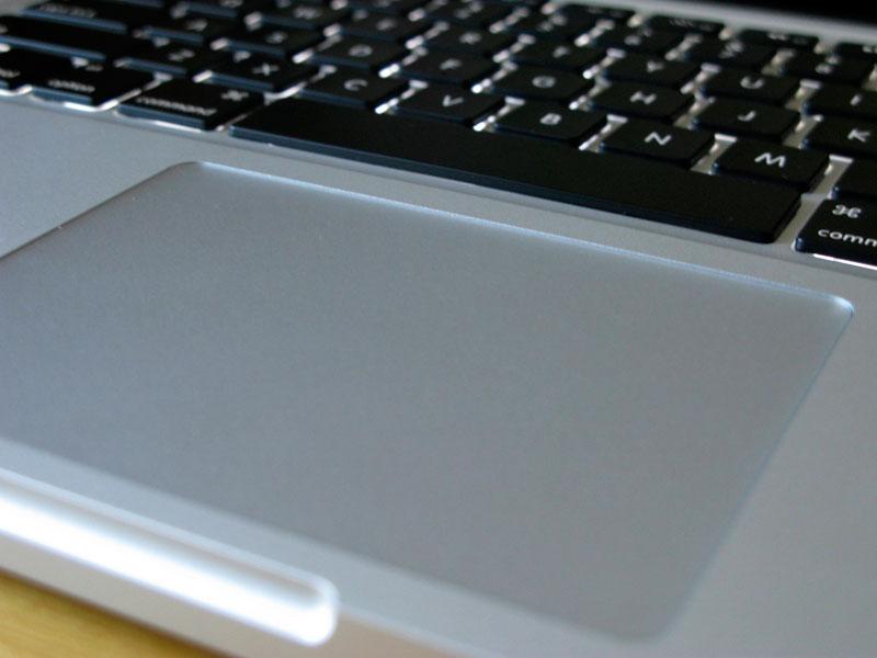 MacBook aluminum trackpad
