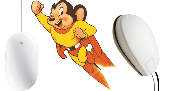 mighty mouse figurine