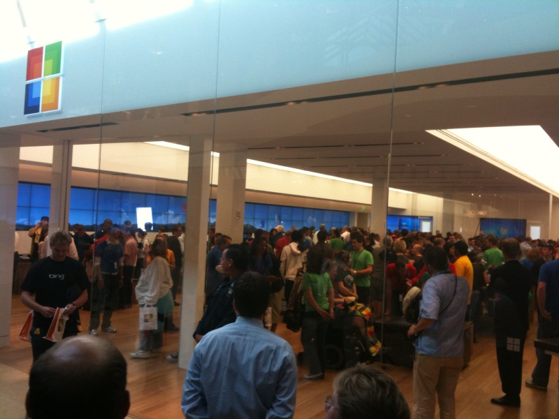 Exclusive photos, video from Microsoft Store grand opening | AppleInsider