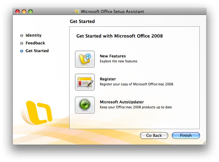 Office 2008 Microsoft Office per Mac Office