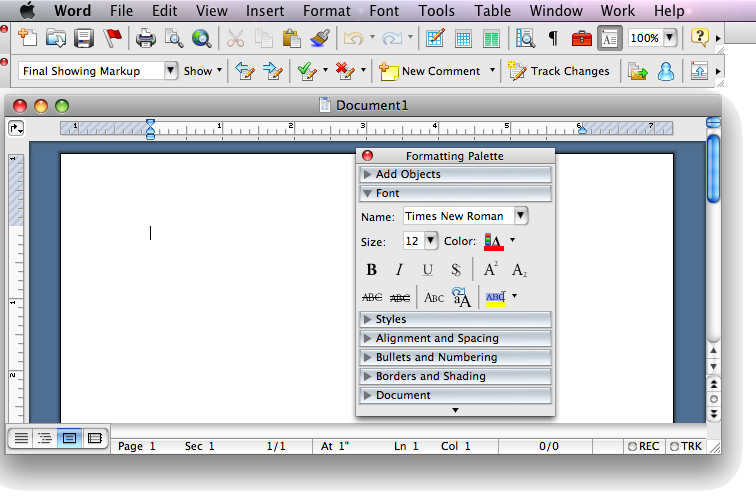 adding a new page to word for mac 2008 document