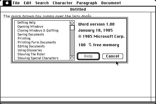 office for mac 2001