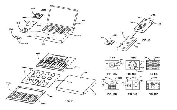 Apple's Mechanical Overlay patent filing