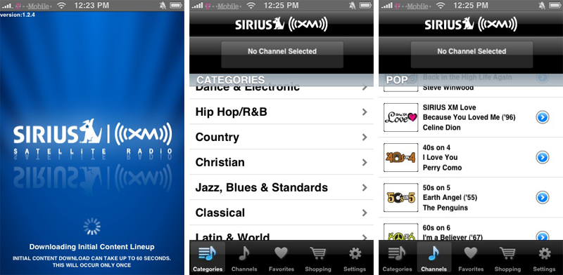 First Look Sirius Xm S Streaming Satellite Radio App For Iphone Appleinsider