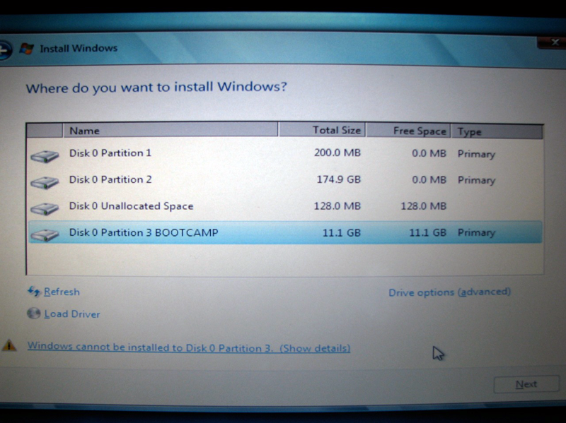 network install windows 7 on mac