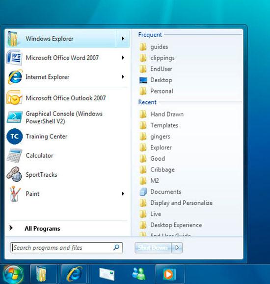 Windows 7 Taskbar Texture