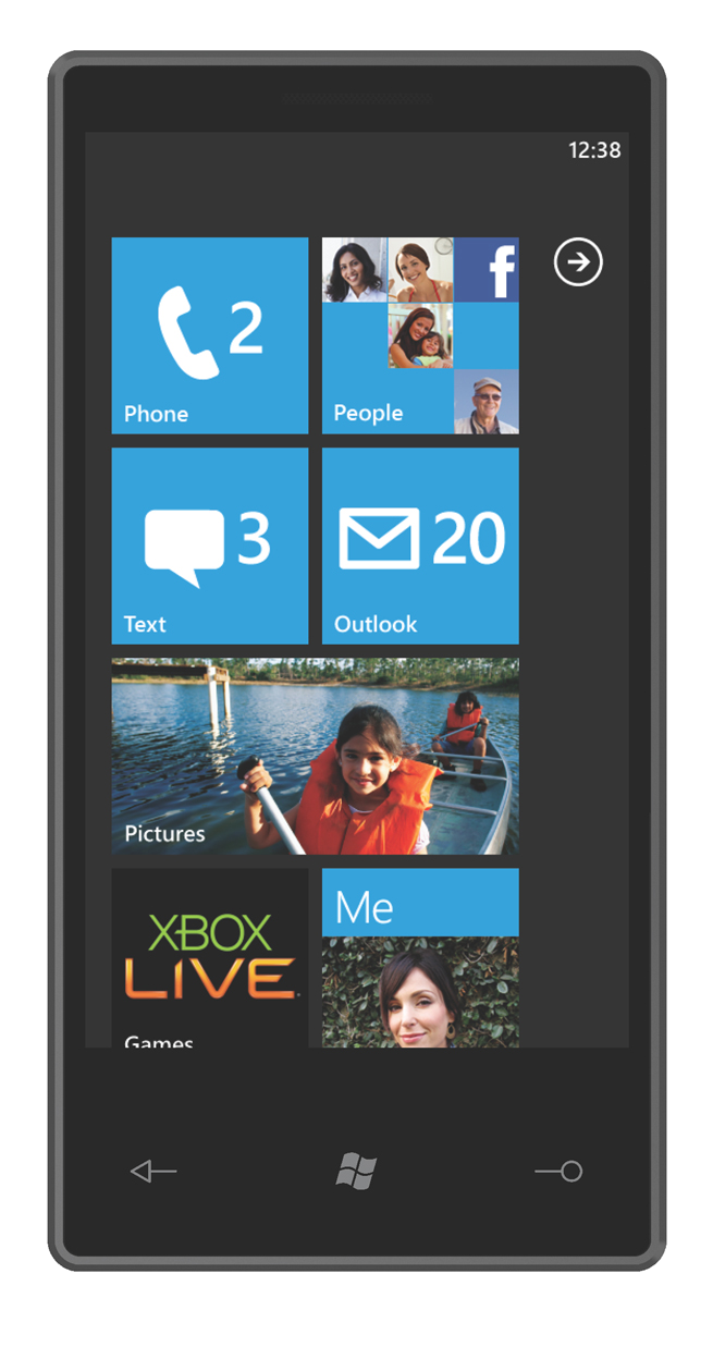 Microsoft aims at Apple with multitouch Windows Phone 7 Series |  AppleInsider